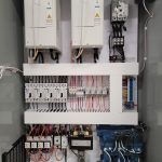 Air Handler Control Panel with Bypass and Harmonic Mitigation